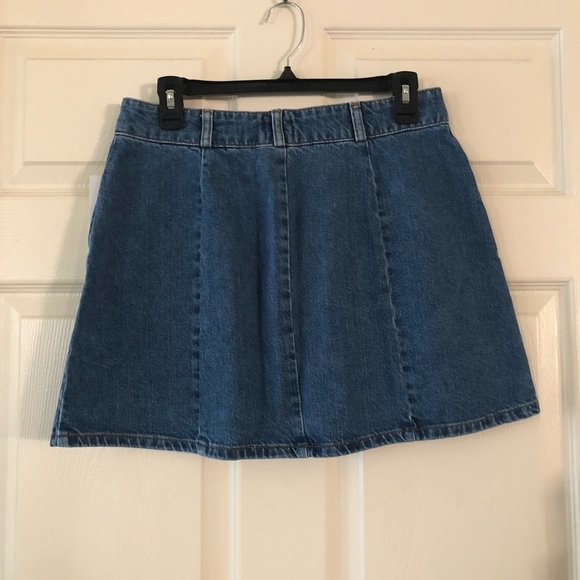 BDG Sadie Denim Button-Front Mini Skirt - Picture 4 of 5